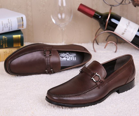 Salvatore Ferragamo Business Men Shoes--044